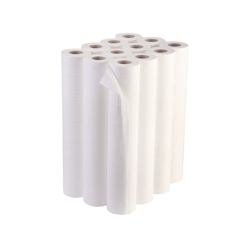 Essentials White Bed Roll / Couch Roll 20″ – 2ply – 40m x 500mm