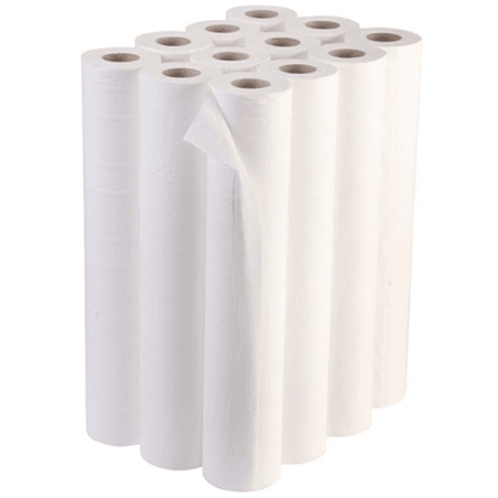 Essentials White Bed Roll / Couch Roll 20″ – 2ply… | Veyessa