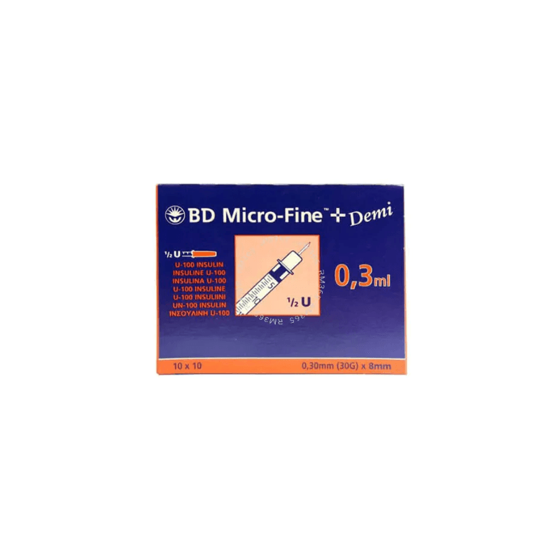 BD Micro-Fine+ (0.3ml, 30G) (1 x 100)