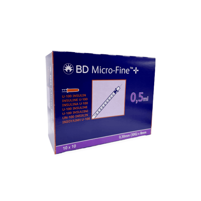 BD Micro Fine+ (0.5ml, 30G) (1 x 100)