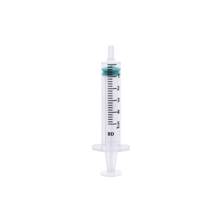 5ml BD Emerald 3-Part Luer Slip Syringes x 100 | Veyessa